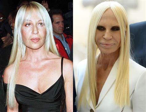 lo stile di donatella versace|donatella versace before and after.